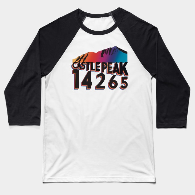 Castle Peak Baseball T-Shirt by Eloquent Moxie